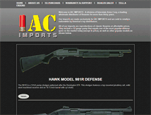 Tablet Screenshot of iacshotguns.com